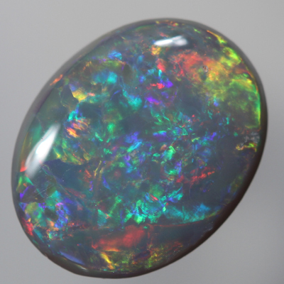 SOLID SEMI BLACK OPAL Very 3D floral Harlequin pattern. SEE VIDEO